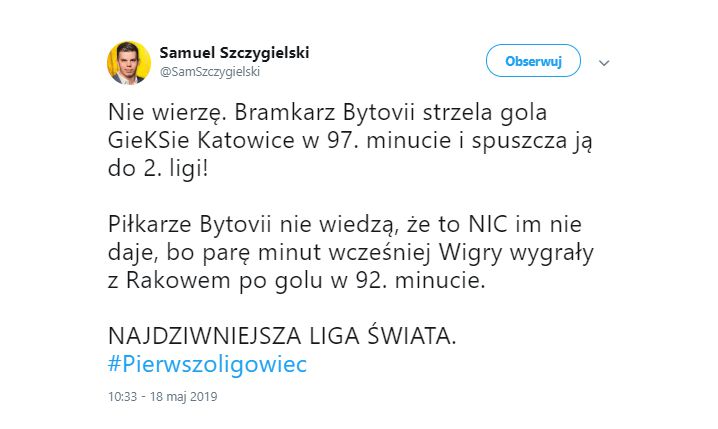 NIEPRAWDOPODOBNA sytuacja w Fortuna 1 Liga... :D